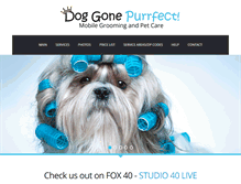 Tablet Screenshot of doggonepurrfect.net